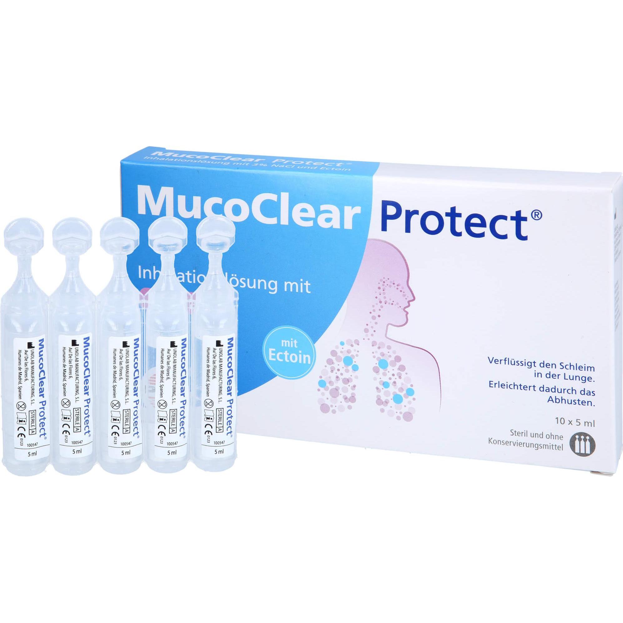 Thumbnail - PARI, Inhalator, Mucoclear Protect, 10X5 ml INL