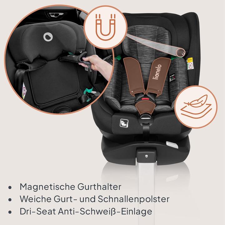 Actual product image Lionelo Braam I-Size (Reboarder, ECE R129/i-Size Standard)