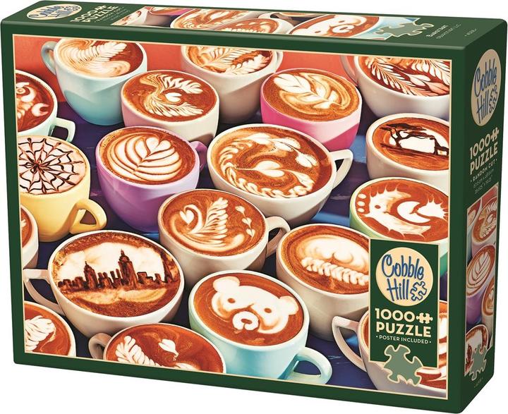 Produktbild Cobble Hill Kaffeekunst 1000 Teile (1000 Teile)