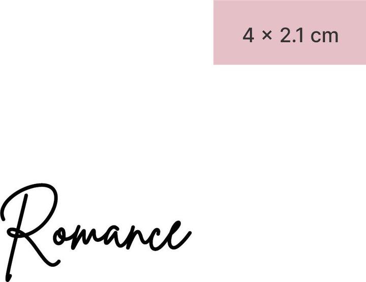 Produktbild minink Temporäres Tattoo – Romance