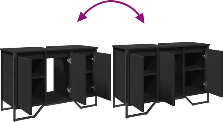 Actual product image VidaXL Waschbeckenunterschrank (91 x 35 x 60 cm)