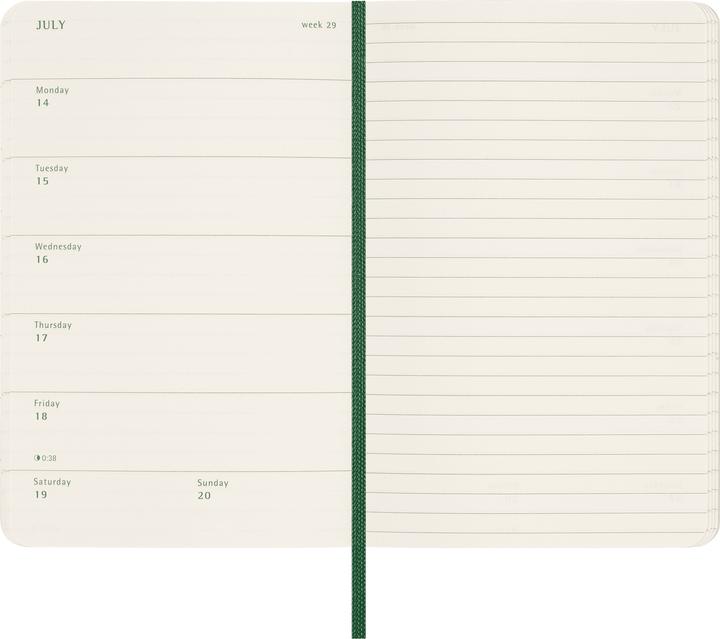 Actual product image Moleskine Notebook (A6, Pocket, 1 week / 1 page)