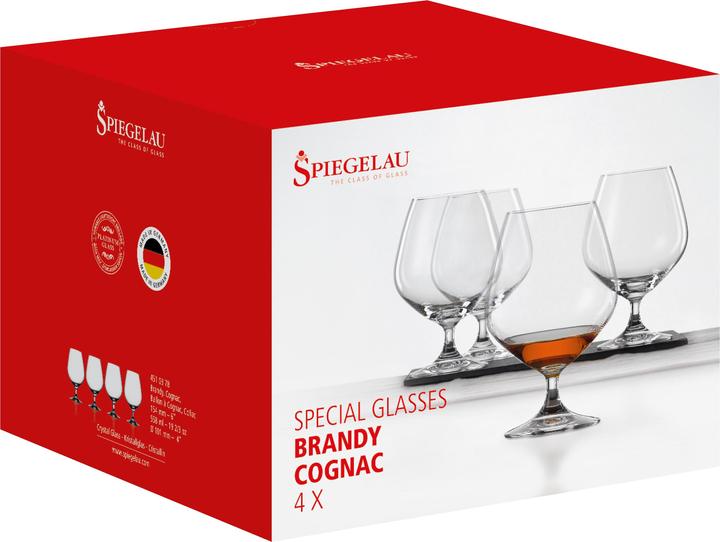 Actual product image Spiegelau Cognac glass set of 4 (5.58 dl, 4 x, Cognac glass)