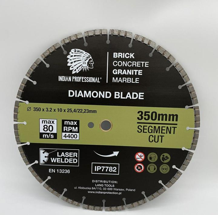 Produktbild GCS Tarcza Diamentowa 350mm Segment Turbo Cut Indian Professional