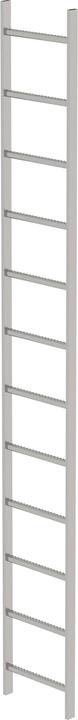 Productafbeelding Munk Schachtladder roestvrij staal V4A 400mm vrije breedte 12 sporten (5 cm)