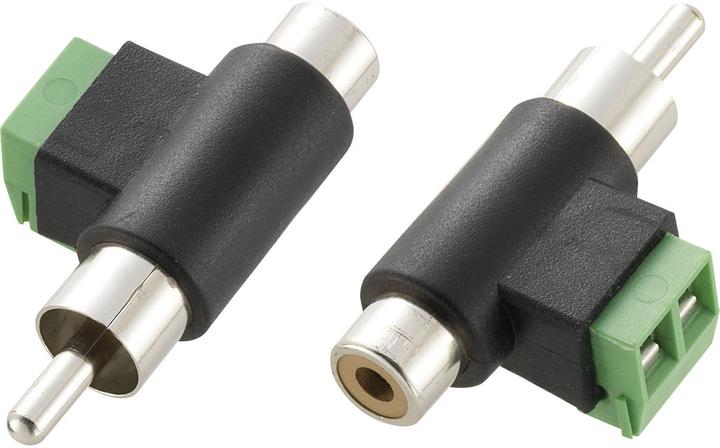 Actual product image Tru Components Cinch adapter with screw connection