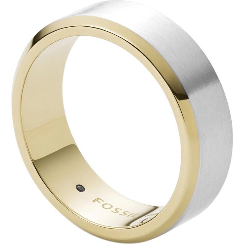 Fossil, Ring, Mens Dress Ring, (56, Stahl)