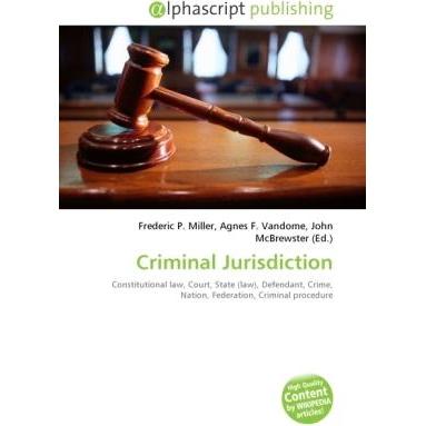 Criminal Jurisdiction, Fachbücher