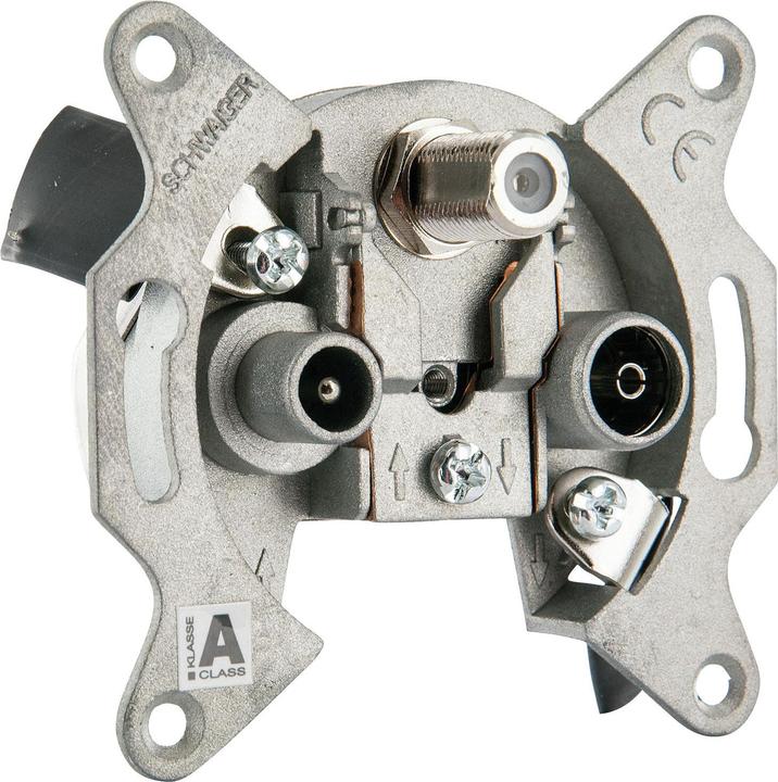 Produktbild Schwaiger Antennendose TV, SAT, UKW Aufputz Einzelanschlussdose (Antennendose)