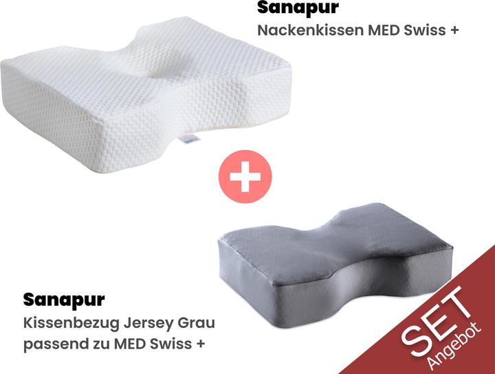 Immagine prodotto Sanapur Med Swiss+ incl. jersey grigio (50 x 36 x 11,5 cm)