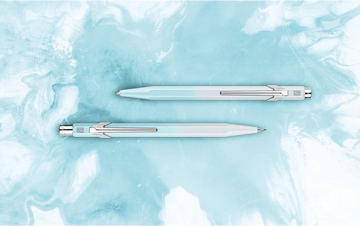 Actual product image Caran d'Ache 849 Set Blue Lagoon Sonderedition (Polar blue, Frost grey, 2 x)