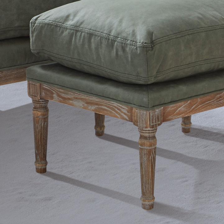 Image du produit Loberon Tabouret Greenbrier gris-brun/vert