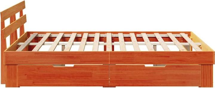 Actual product image vidaXL Holzbett (150 x 200 cm)