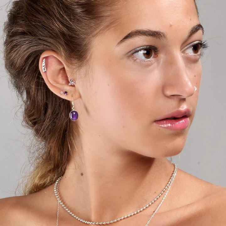 Image du produit Bijouteria Clous d'oreille (Acier inoxydable, PVC, Cristallin)