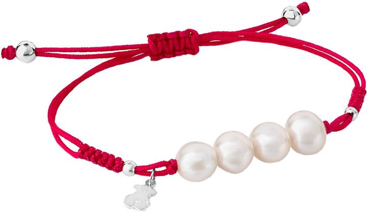 Tous Chinese Freshwater Cultured Pearl Bracelet for Women Fuchsia
