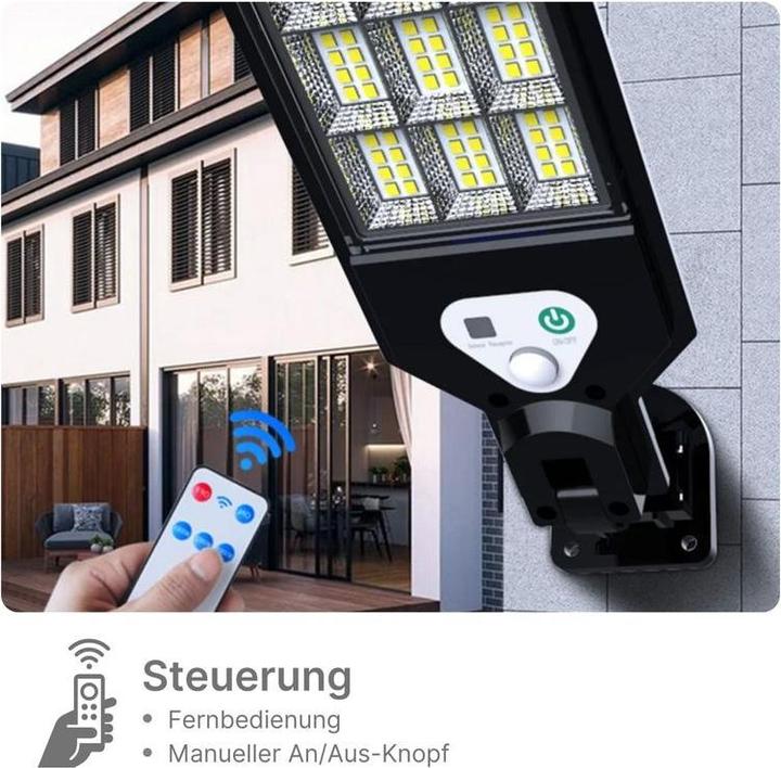Produktbild Hermex LED Solar Fassadenbeleuchtung (750 lm, IP65)