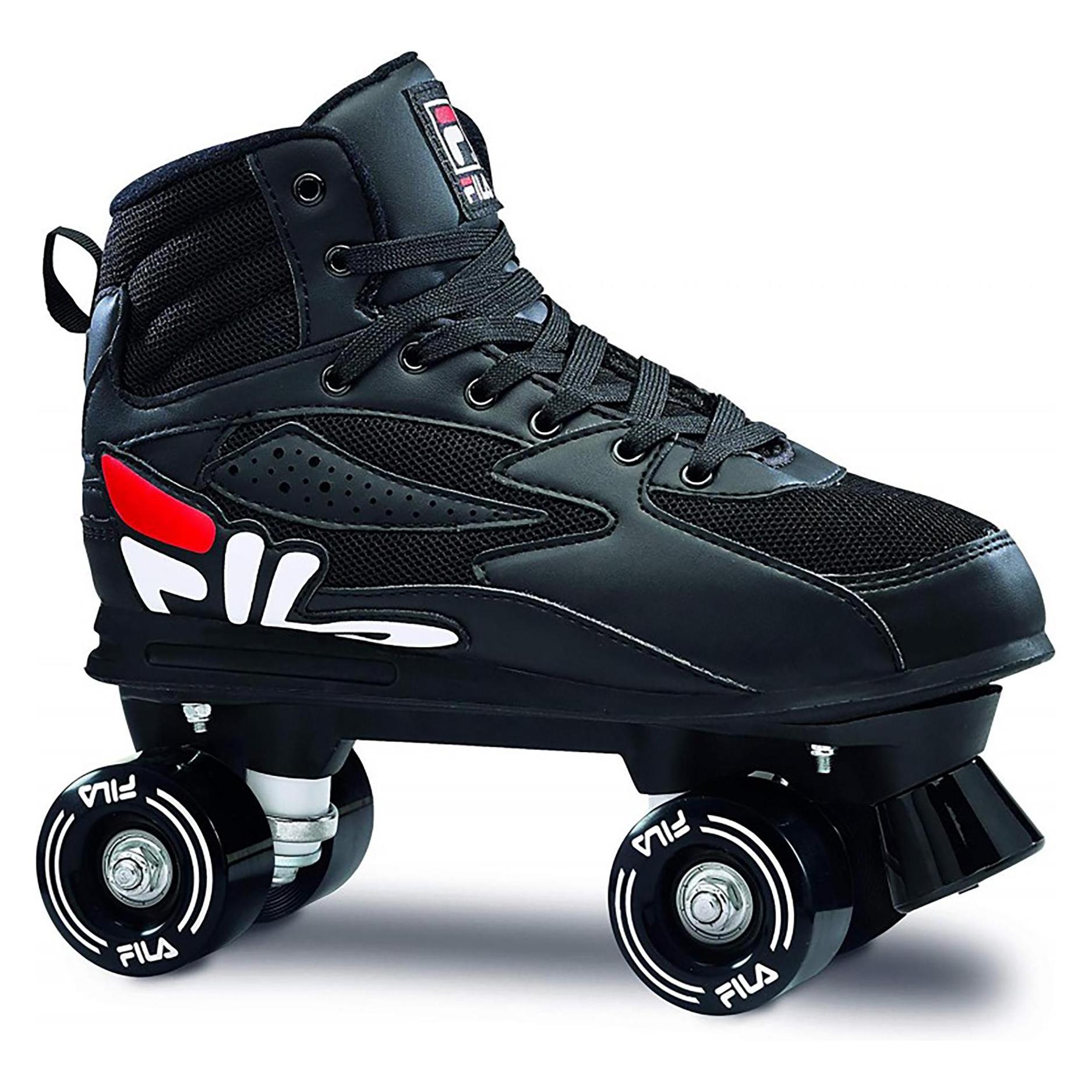 Fila, Unisex, Rollschuhe, Quad Gift (40), Schwarz