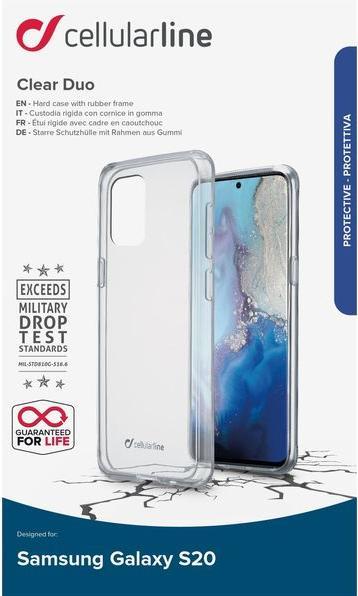 Produktbild Cellularline Clear Duo (Samsung Galaxy S20+)