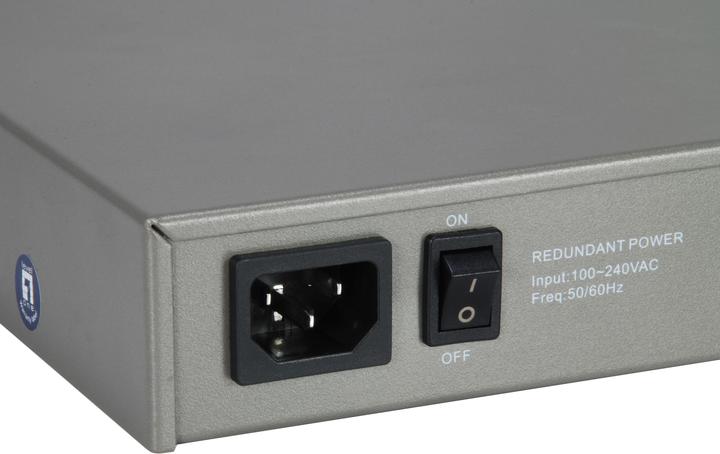 Actual product image LevelOne 8x Ethernet / 12x SFP+ DRAM, Flash, AC, 50/60 Hz (20 ports)