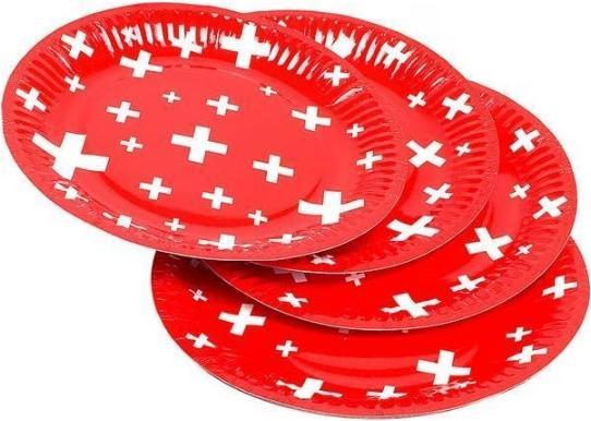 Weco Cardboard plate CH cross (8x)