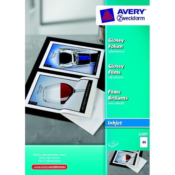 Actual product image Avery Glossy foils