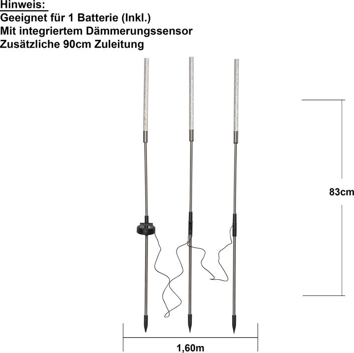 Nährwerte und Zutaten Star Trading Solar Decoration Bubbly 3-pin (IP44)