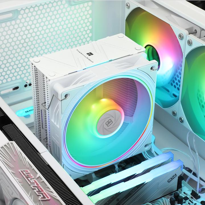 Actual product image Thermalright Assassin Spirit 120 EVO White - CPU cooler, topplate (156 mm)