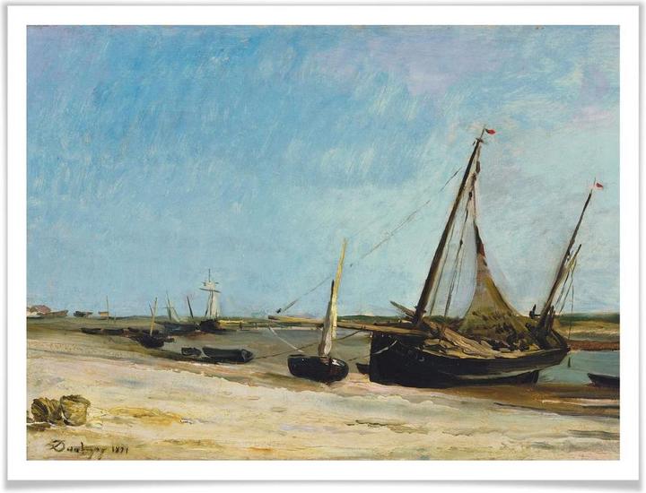 Trenddeko Boats on the beach of Ètaples