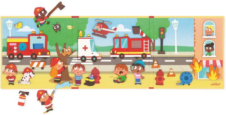 Actual product image Janod Magnetistories Feuerwehr (German, 3 - 8 years)