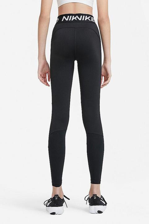 Produktbild Nike Mädchen Pro Leggings, Schwarz-Weiss, X-Small (XS)