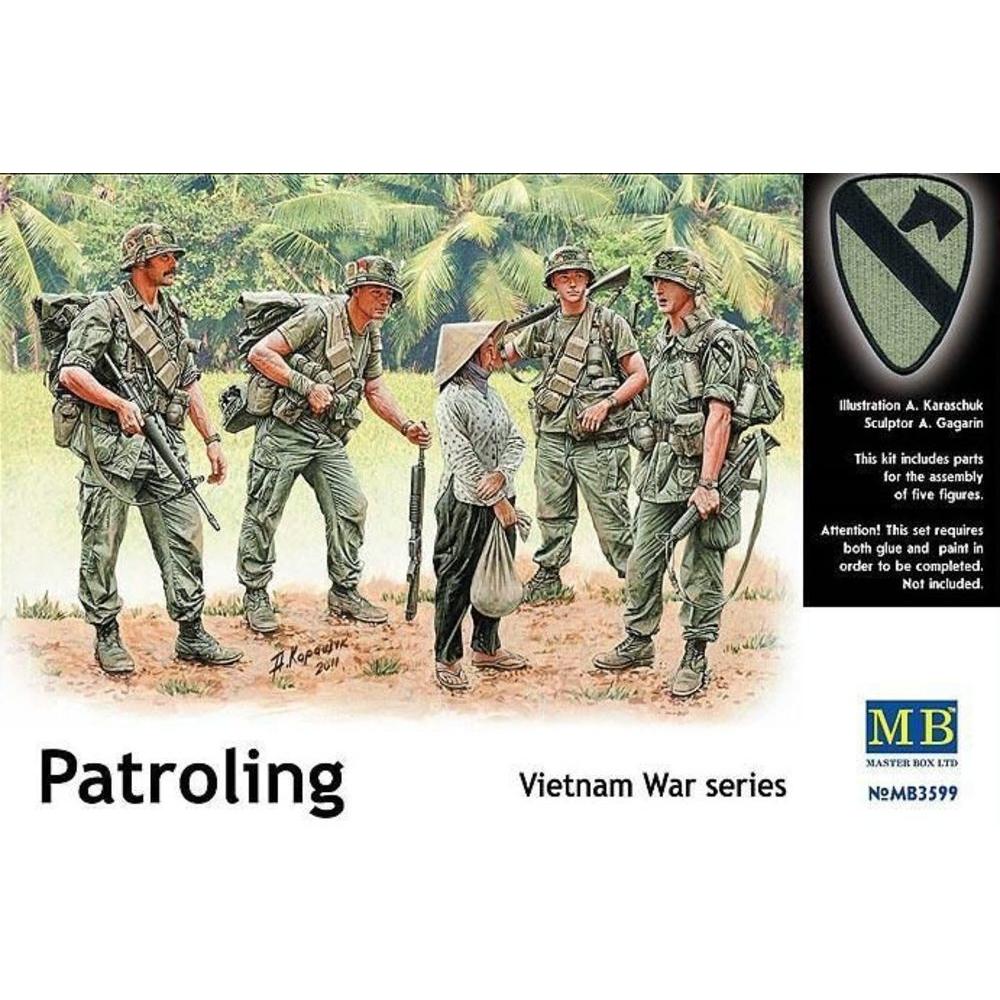 Master Box Patroling, Vietnam