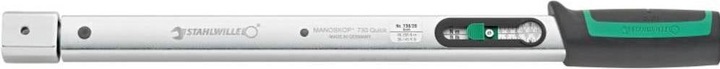 Actual product image Stahlwille 730 Quick Torque Wrench Service MANOSKOP® with holder for insertion tools size a/20 40-200 (1/2", 40 Nm, 200 Nm)