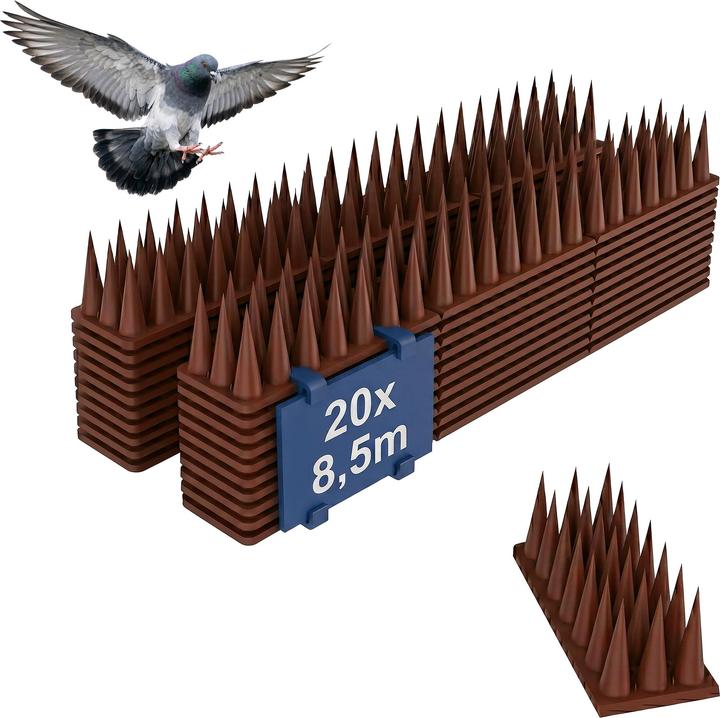 Produktbild Relaxdays 20x Vogelabwehr-Spikes