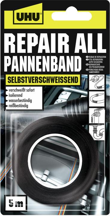 Produktbild UHU Reparaturband Schwarz (L x B) (19 mm)