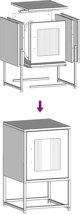Immagine prodotto vidaXL Nachttisch (36 x 39 x 60.50 cm)