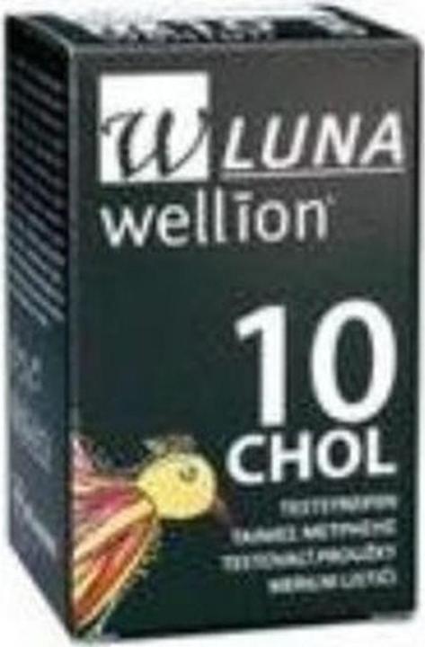 Actual product image Wellion Luna Cholesterol Test Strips