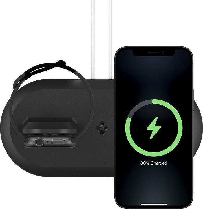 Image du produit Spigen Magfit Duo Apple Magsafe & Watch Charger Stand black (5 W)