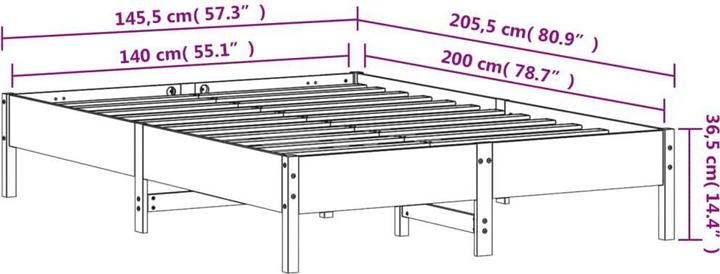 Produktbild vidaXL Iseabal (140 x 200 cm)