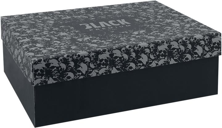 Produktbild Black Premium Ballerinas mit Schleife und Print (38)