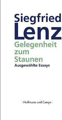 Produktbild Gelegenheit zum Staunen (Deutsch, Siegfried Lenz, 2014)