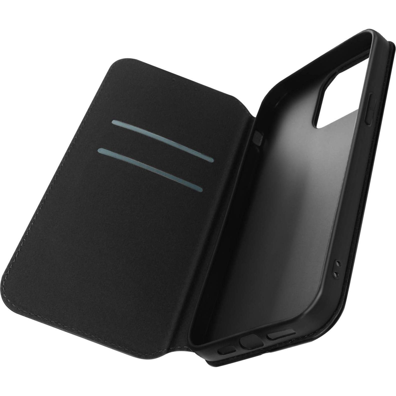 Avizar Classic Edition Klappetui Series (Apple iPhone 14 Pro), Smartphone Hülle, Schwarz