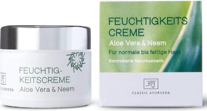 Classic Ayurveda Feuchtigkeitscreme Aloe Vera & Neem (50 ml, Tagescreme)