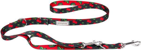 Actual product image amiplay Leash Be Happy Cherry, 15mm/100-200 cm (S, Dog, General)