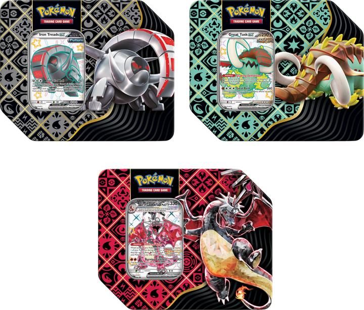 Immagine prodotto Pokémon TCG SV4.5 Tin 5 Booster (Inglese, Stagno)