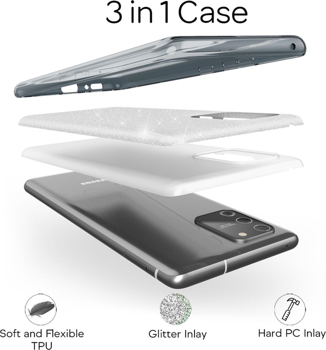 Produktbild Nalia Glitzer Hülle (Samsung Galaxy S10 Lite)