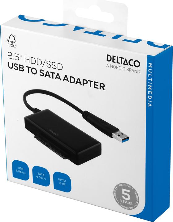Immagine prodotto Deltaco Scheda/adattatore di interfaccia USB3-SATA6G2 SATA
