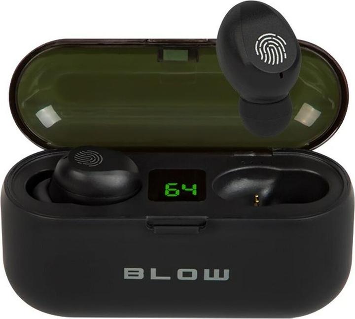 Produktbild Blow Kopfhörer Earbuds BTE200 BLACK power bank 2000mAh (Keine Geräuschunterdrückung, 5 h, Kabellos)