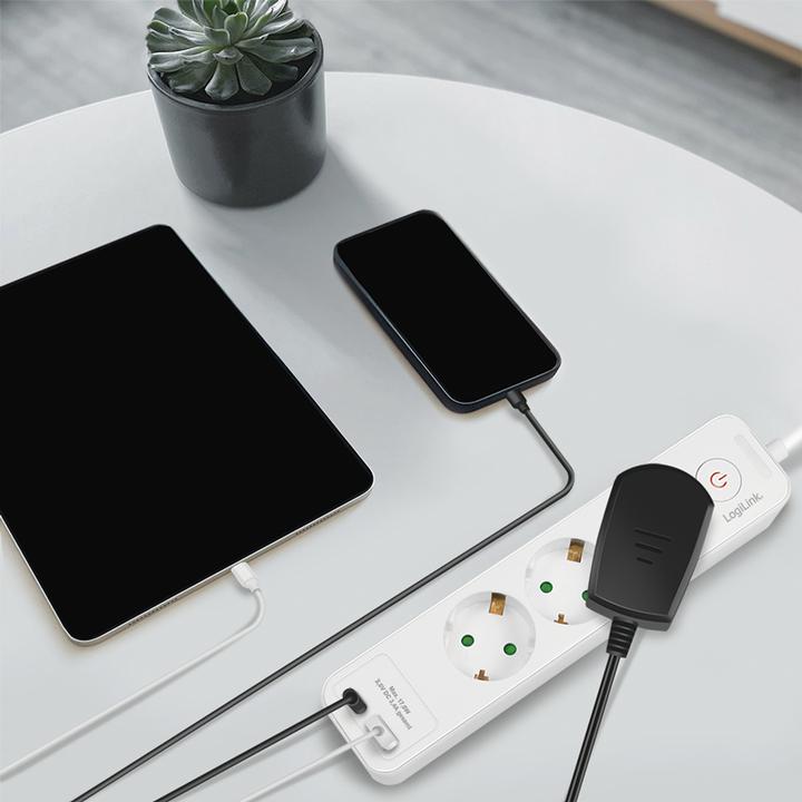 Actual product image LogiLink Check (3 x, CEE 7/3, 1.50 m)