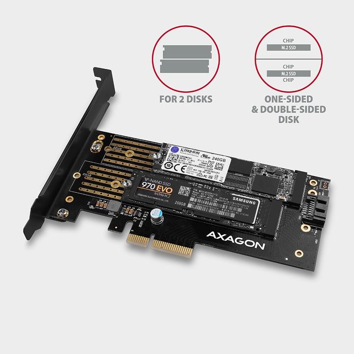 Produktbild Axagon PCEM2-D
