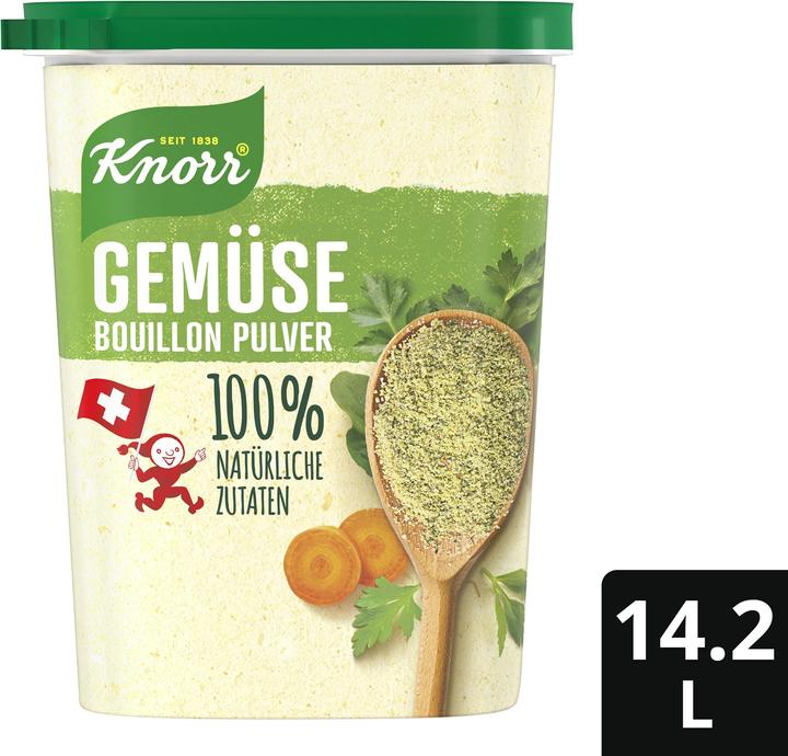 Image du produit Knorr 100% naturel Bouillon de légumes pauvre en graisse, avec sel de mer & herbes, pour soupes légumes